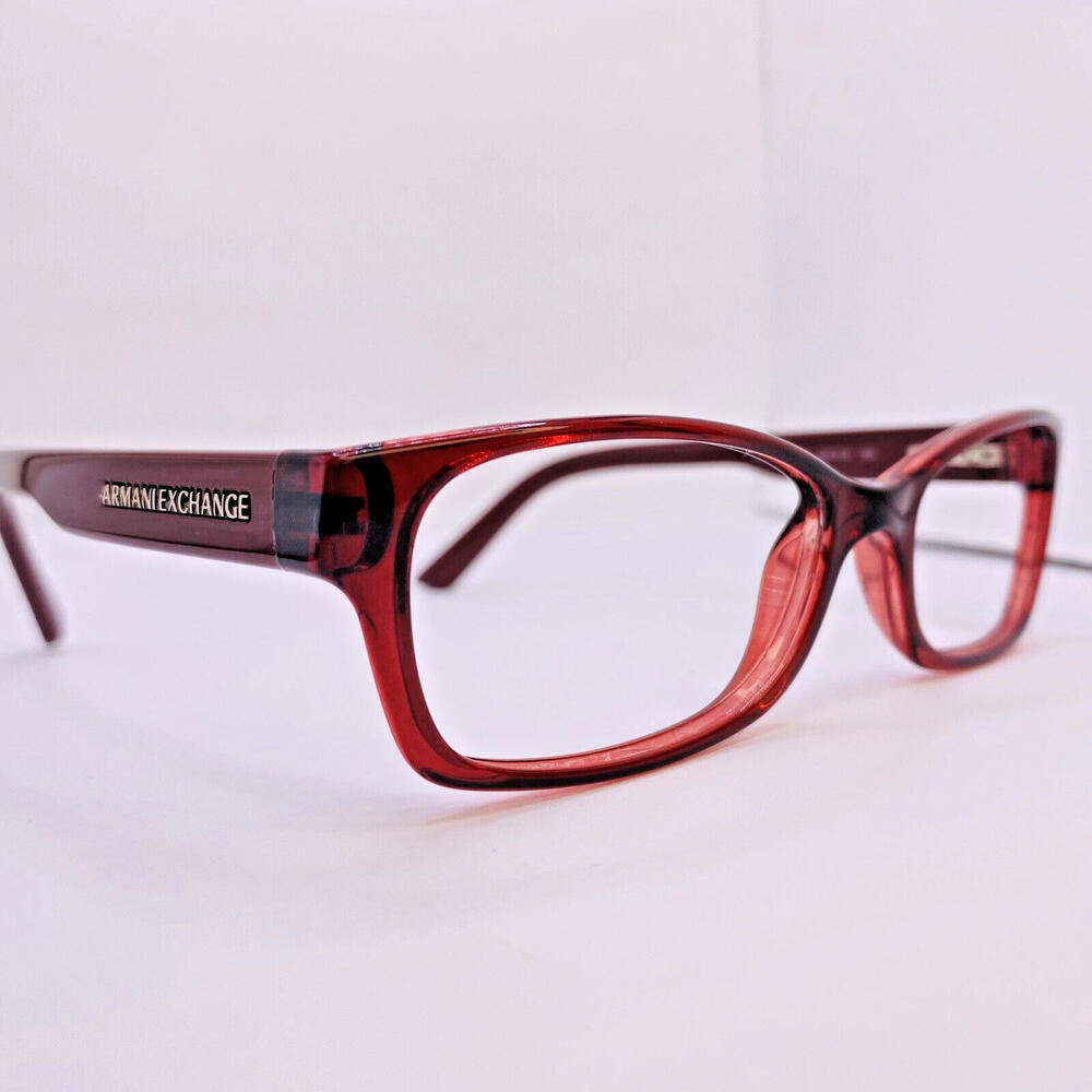 Armani Exchange Authentic Eyeglasses AX 3017 8118 52 [] 16 135 MM Maroon Red